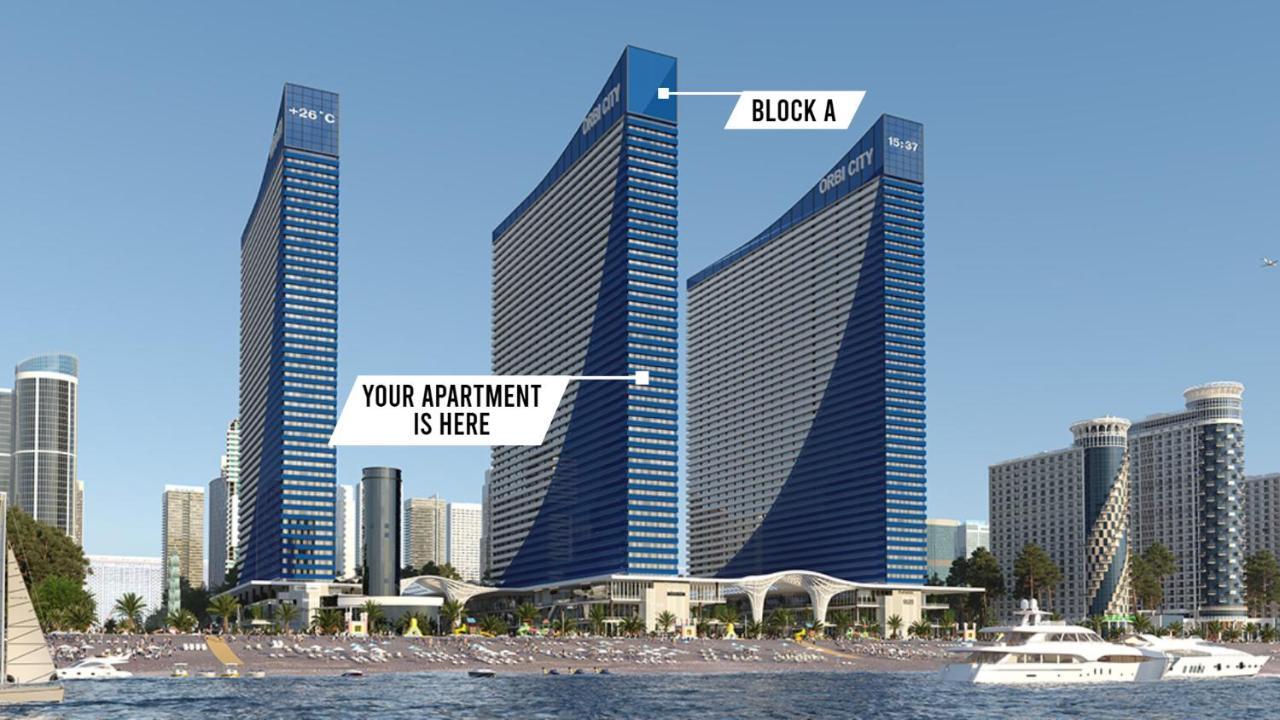Only Front Sea View, No Side View, Wonderful Panorama, High Floor, Location Guarantee Aparthotel บาทูมิ ภายนอก รูปภาพ